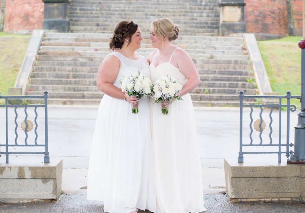 The marriage of two beautiful ladies