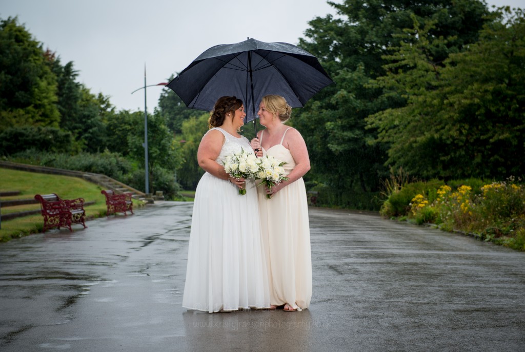 The marriage of two beautiful ladies