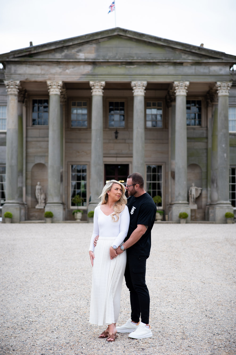 Pre wedding shoot at Wynyard Hall